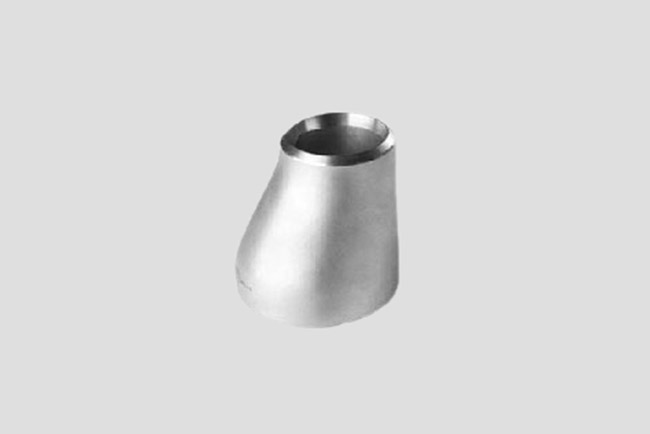 Stainless steel eccentric reducers connect pipes preventing air pockets and ensuring smooth fluid flow in systems.